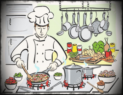 Chef Food Clip Art Restaurant Kitchen Clipart Clipground Cuisine ...