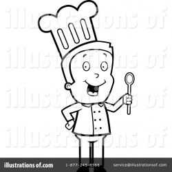 Chef Clipart #1156098 - Illustration by Cory Thoman