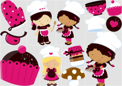 Little Girl Chefs Clipart. | Oh My Fiesta For Ladies!
