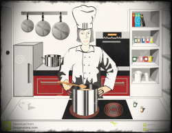Chef Stock Restaurant Kitchen Chefs Clipart | Kitchen Design Catalogue