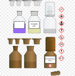 Chemistry Bottle Chemical substance Clip art - Chemical Bottle ...