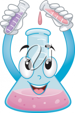 Mascot Illustration of a Chemistry Cylinder Mixing Chemicals ...