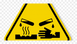 Corrosive Chemical Hazard Symbol Clipart (#1974694) - PinClipart