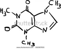 Molecule clipart caffeine - Pencil and in color molecule clipart ...