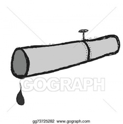 Drawing - Doodle concept oil pipeline. Clipart Drawing gg73725282 ...