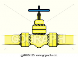 Vector Art - Oil and gas pipeline. Clipart Drawing gg84024123 - GoGraph