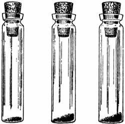 Nearly empty vial | ClipArt ETC