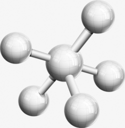 White Chain-type Chemical Structure Elements, Sphere, Chain ...