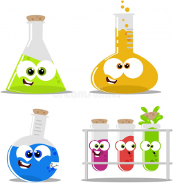 Science Chemical Flasks And Beakers Royalty Free Stock Photography ...