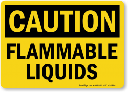 Flammable Liquid Signs | Combustible Dust Signs