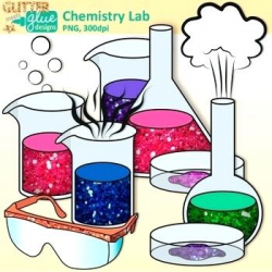 Chemistry Lab Safety Clip Art Science Equipment Molecules Microscope ...