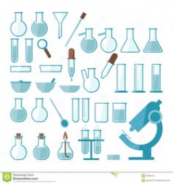 Chemical laboratory equipment - test tubes, flasks and measuring ...