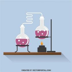 Chemical laboratory vector clip art. | Various vectors in ...
