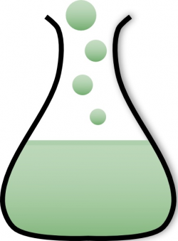 Chemistry Flask clip art Free vector in Open office drawing svg ...
