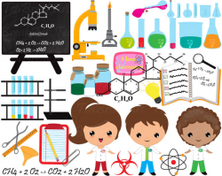 Chemistry ClipArt Digital Clip Art Graphics Personal/