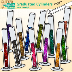 Graduated Cylinder Clipart | Teacher Clip Art | Glitter Meets Glue ...