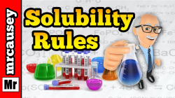 Solubility Rules and Precipitation Reactions - YouTube