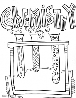 Picture | coloring binder covers | Pinterest | Chemistry, School and ...