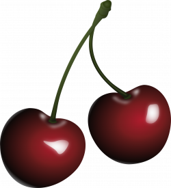 Clipart - cherries, vyÅ¡nios, food