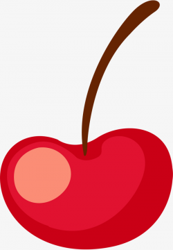 Red Cartoon Cherry, Red Cherry, Cartoon Fruit, Fruit PNG Image and ...