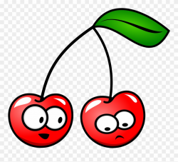 Cherry Clip Art - Cartoon Cherries With Faces - Png Download ...