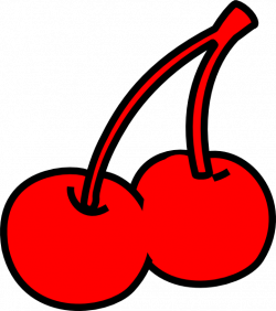Two Red Cherry Clip Art at Clker.com - vector clip art online ...