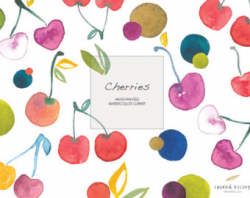 Cherries painting | Etsy