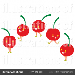 Cherry Clipart #1286007 - Illustration by Cherie Reve