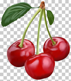 Cherry Fruit , Cherries , four red cherry fruits PNG clipart ...