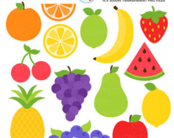 Fruit clipart | Etsy