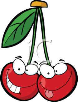 iCLIPART - Cartoon Cherries with Smiling Faces - I just like the ...