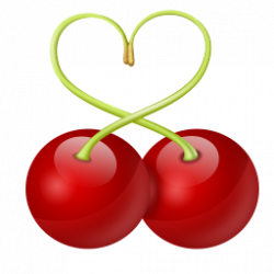 Two Red Cherries Icon, PNG ClipArt Image | IconBug.com