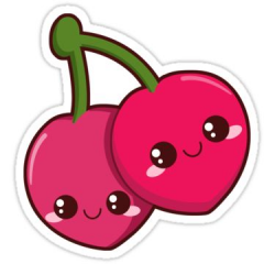 Kawaii cherry | Stickers | Pinterest | Kawaii, Cherries and Drawings