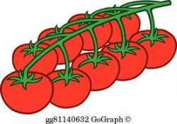 Cherry Tomatoes Clip Art - Royalty Free - GoGraph