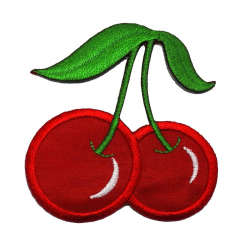 Amazon.com: Cute Cherry DIY Applique Embroidered Sew Iron on Patch ...