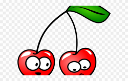 Cherry Clipart Cherrie - Cartoon Cherries With Faces - Png ...