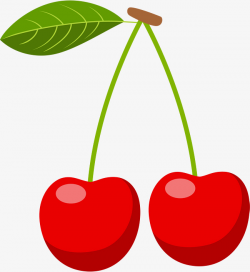 Red Cartoon Cherry Fruit, Red, Cartoon, Cherry PNG Image and Clipart ...