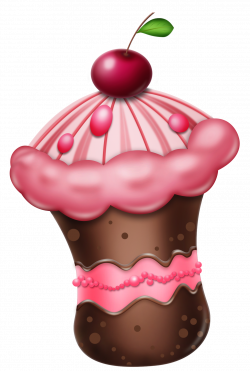 Small Chocolate Cake with Cherry PNG Clipart | Gallery Yopriceville ...