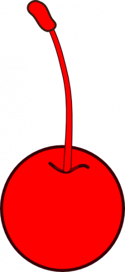 Red Cherry Clip Art at Clker.com - vector clip art online, royalty ...