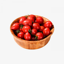A Bowl Of Cherry Tomatoes, Cherry Tomatoes, Fruit, Red PNG Image and ...