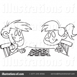 28+ Collection of Playing Chess Clipart Black And White | High ...
