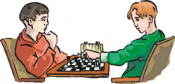 Playing Chess Clipart