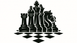 Chess Logo #5 Chessboard Pieces Setup Board Game Strategy Player Club  Competition FIDE Master .SVG .EPS Clipart Vector Cricut Cut Cutting