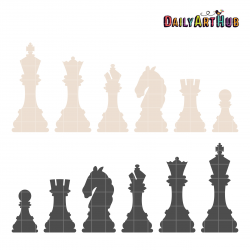 Chess Pieces Clip Art Set – Daily Art Hub – Free Clip Art Everyday