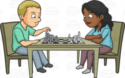 A Man And Woman Playing Chess | Chess