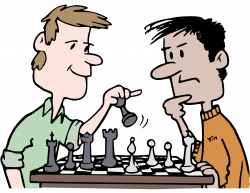 Clipart - Chess Players - Colour