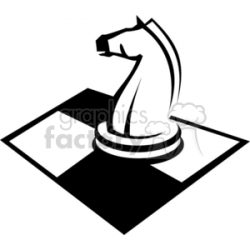 Royalty-Free knight chess piece 370631 vector clip art image - EPS ...