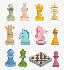 Chess piece Cartoon Queen - Chessboard and chess piece png download ...