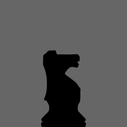 Silhouette Chess Piece REMIX – Knight / Caballo Clipart - Design Droide