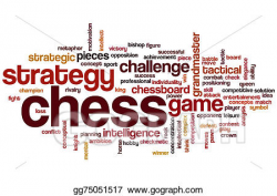 Clip Art - Chess word cloud. Stock Illustration gg75051517 - GoGraph